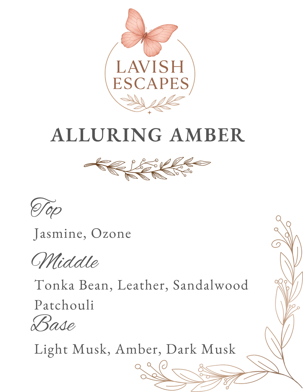 Alluring Amber Candle | Reusable Bar Glass, Warm Vanilla Amber Fragrance