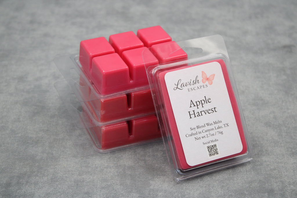 Apple Harvest Wax Melt | Hand-Poured | Vanilla Bean, Buttercream & Tonka Oud Bourbon