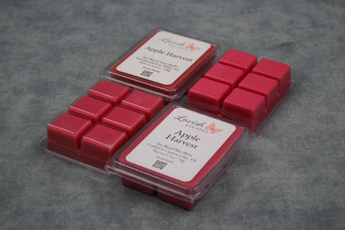 Apple Harvest Wax Melt | Hand-Poured | Vanilla Bean, Buttercream & Tonka Oud Bourbon