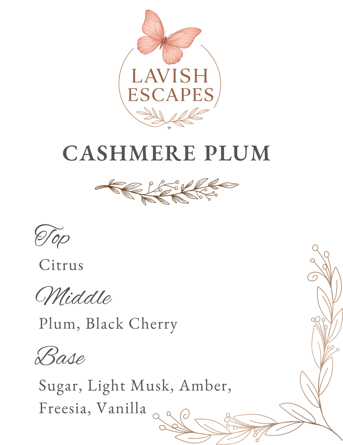 Cashmere Plum Candle | Reusable Bar Glass, Plum Black Cherry Amber