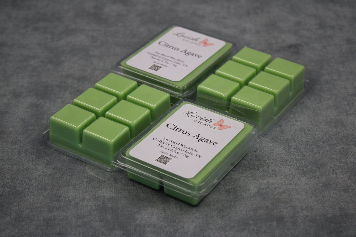 Citrus Agave Wax Melts | Bright, Fresh and Uplifting Home Fragrance