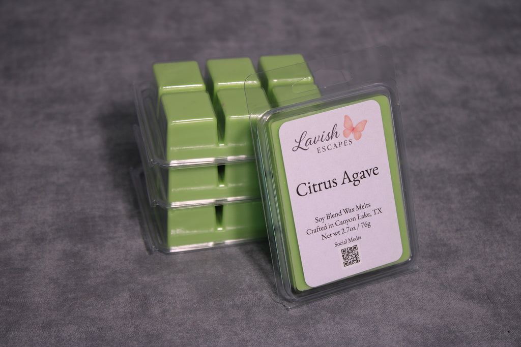 Citrus Agave Wax Melts | Bright, Fresh and Uplifting Home Fragrance