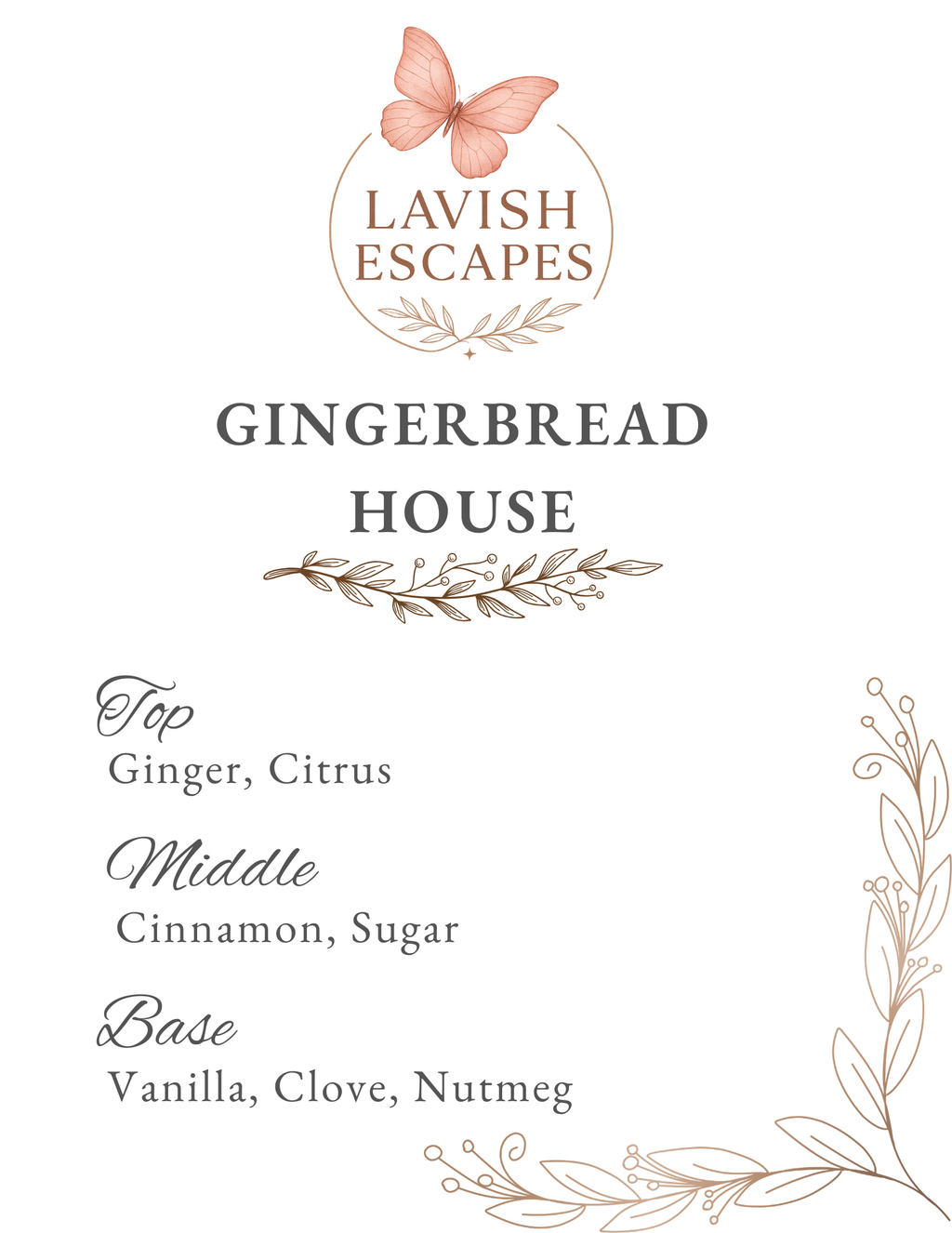 Gingerbread House Candle | Reusable Glass Jar, Warm Spice Fragrance, Hand-Poured Holiday Candle | Christmas Gift
