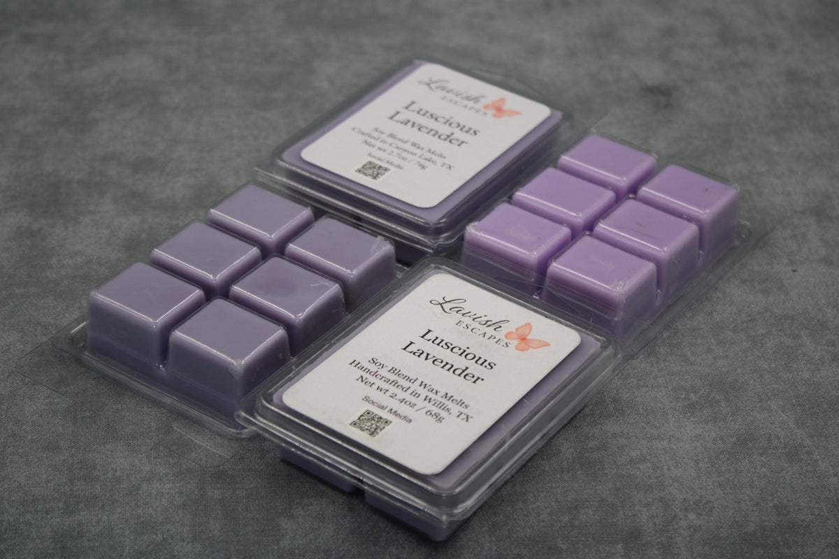 Luscious Lavender Wax Melts | Calming Aromatherapy Home Fragrance