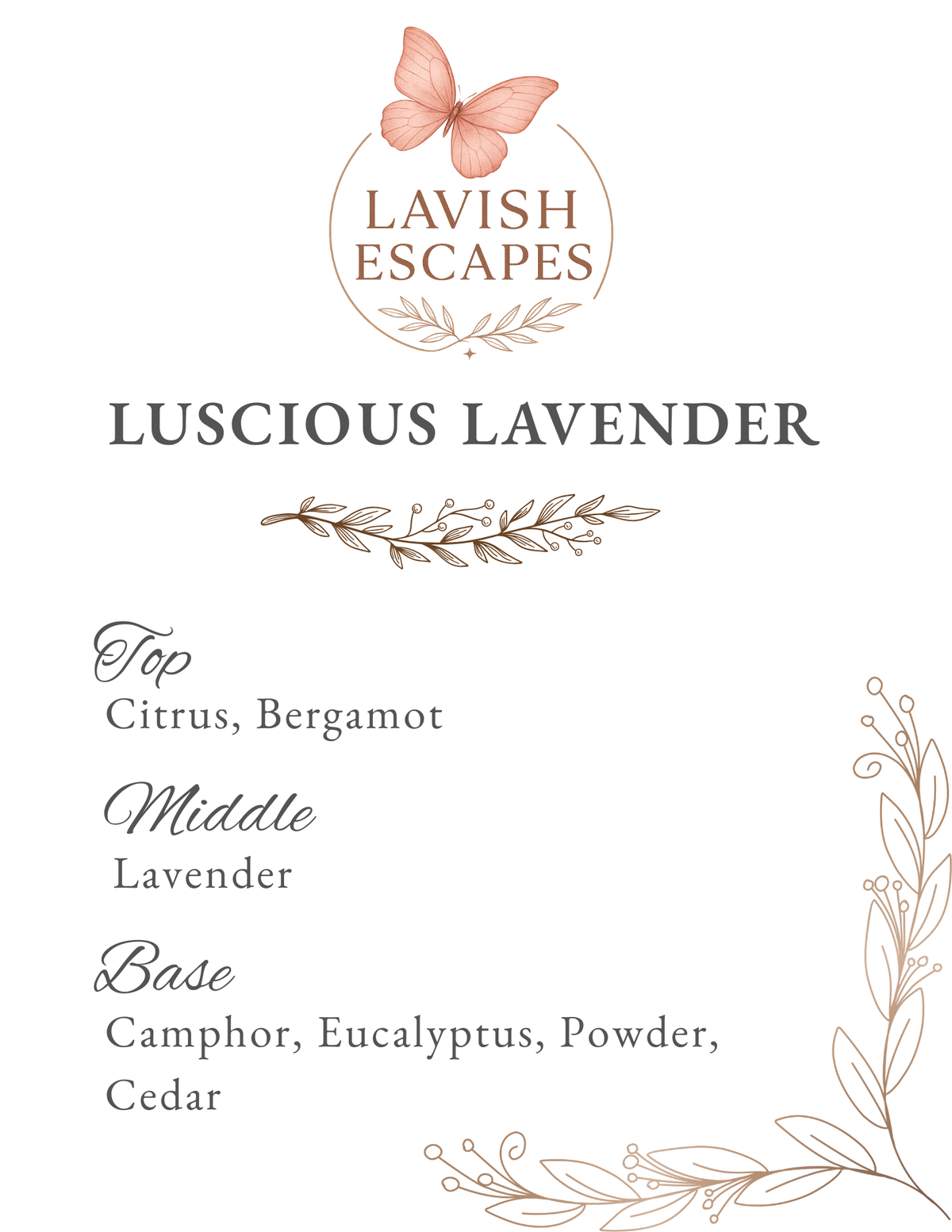Luscious Lavender Candle | Reusable Bar Glass, Hand-Poured Calming Floral