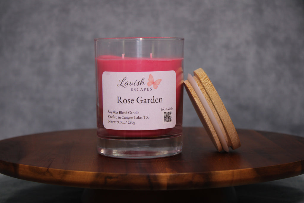 Rose Garden Luxury Candle | Bold Floral | Hand-Poured Texas