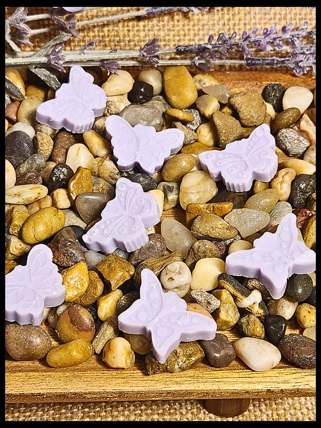 White Sage & Lavender Wax Melts | Calming Soy Blend Butterflies, 20-Pack