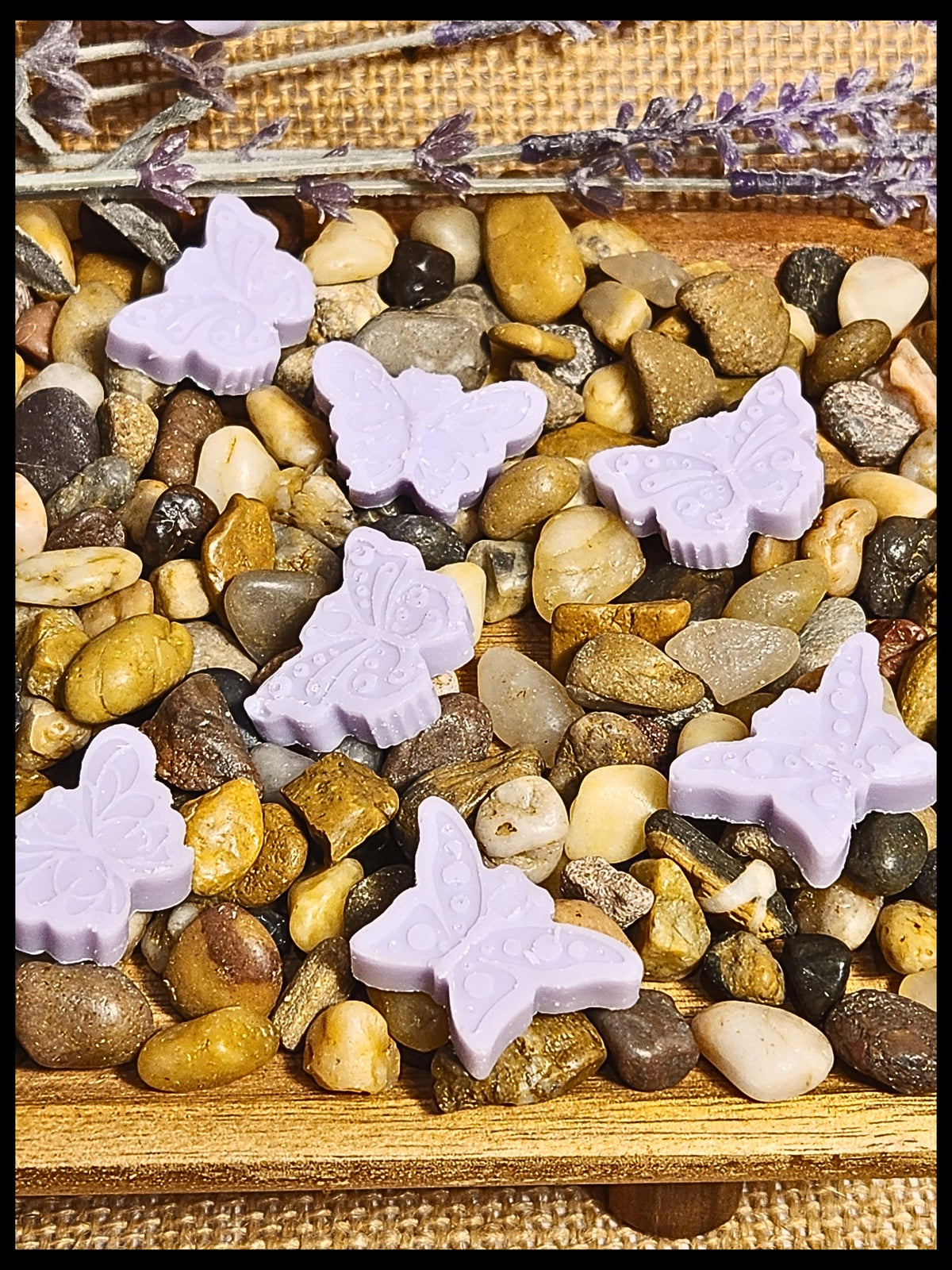 Lavender Butterfly Wax Melts: Calming Aromatherapy Soy Blend
