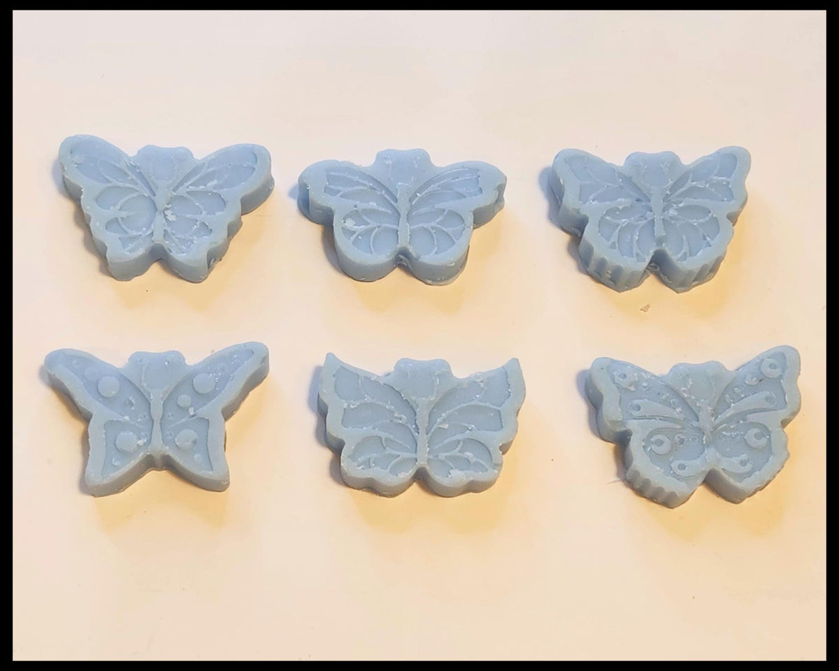 Butterfly Wax Melts | Sea Salt & Orchid Scented Soy Wax, Set of 20
