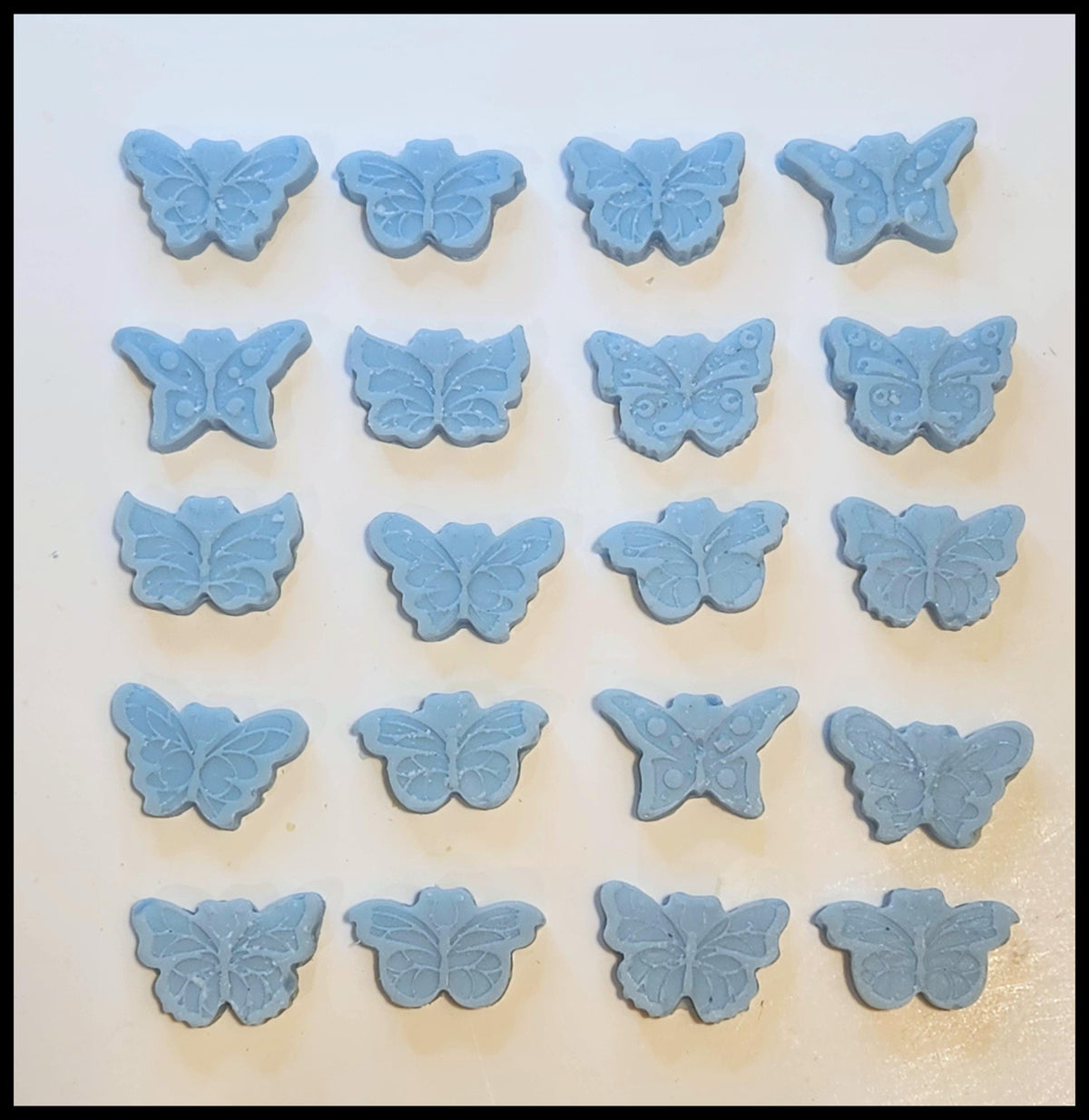 Butterfly Wax Melts | Sea Salt & Orchid Scented Soy Wax, Set of 20