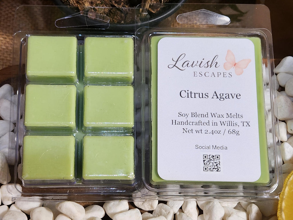 Citrus Agave Wax Melts | Bright, Fresh and Uplifting Home Fragrance
