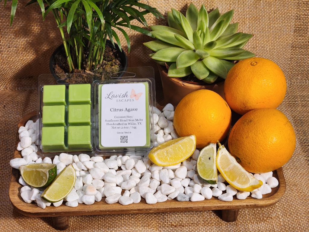 Citrus Agave Wax Melts | Bright, Fresh and Uplifting Home Fragrance