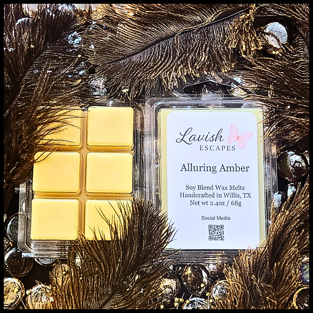 Alluring Amber Wax Melts | Warm, Sophisticated, and Comforting