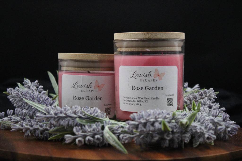 Rose Garden Luxury Candle | Bold Floral | Hand-Poured Texas