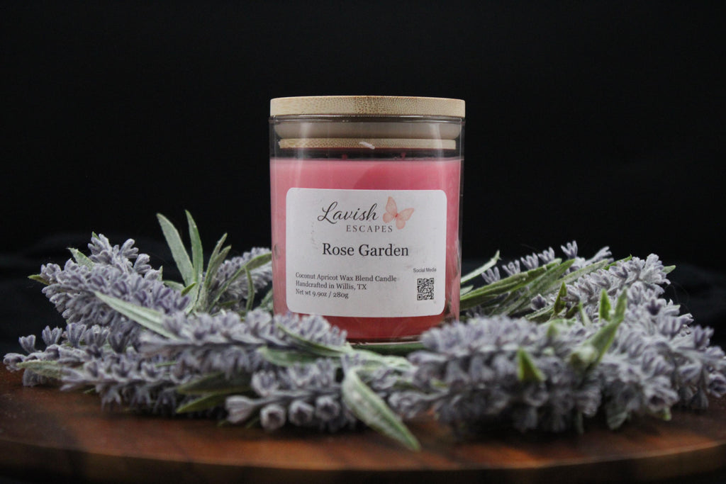 Rose Garden Luxury Candle | Bold Floral | Hand-Poured Texas
