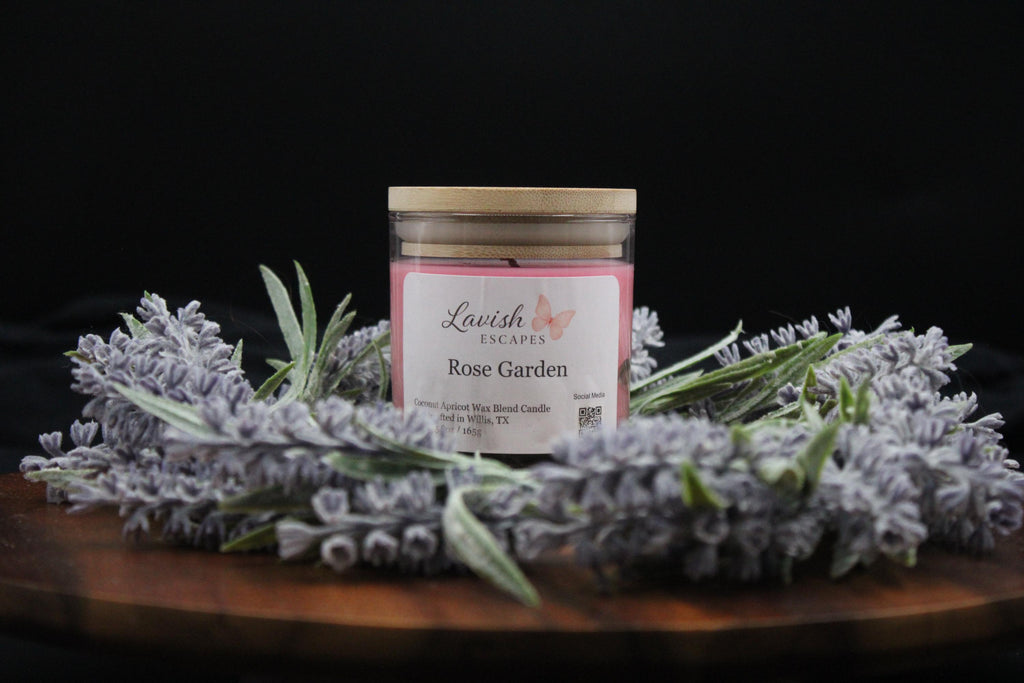 Rose Garden Luxury Candle | Bold Floral | Hand-Poured Texas